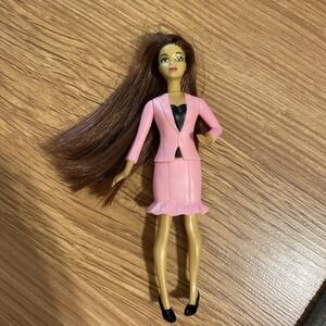 McDonald's Happy Meal 2012‎ Mattel Pink Dress News Anchor Barbie 5.5"